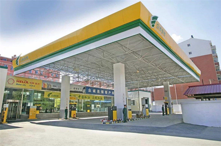 福泉加气站钢结构网架案例7