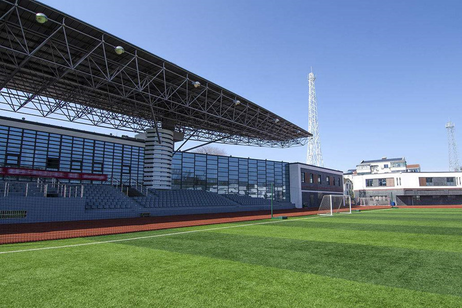 福泉体育场看台网架工程